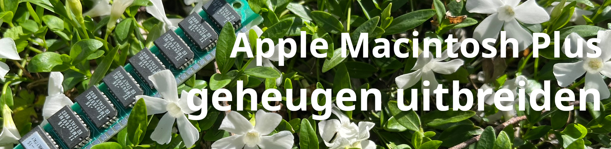 Apple Macintosh Plus geheugen uitbreiden