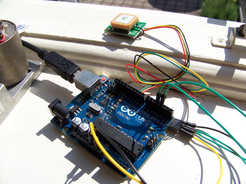 Arduino en GPS-module